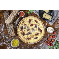 Pizza Lichiu cu prune 30 cm