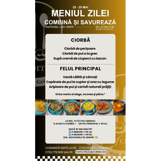 Meniul Zilei Felul II