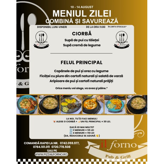 Meniul Zilei 