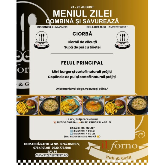 Meniul Zilei 