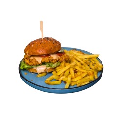 Burger Cu Pui Crispy